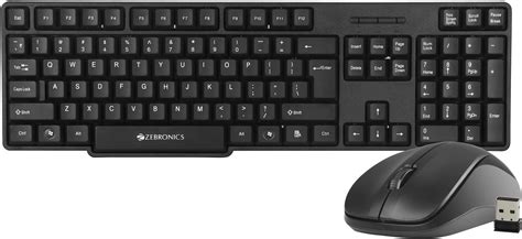 Amazon.in: Buy Zebronics Zeb-Companion 107 USB Wireless Keyboard and ...