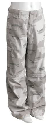 UNIONBAY Big Boys' Pipedream Convertible Pant, Street Camo Grey Ice, 12 ...