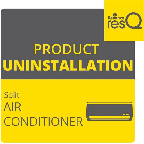 resQ Split Air Conditioner Uninstallation Service