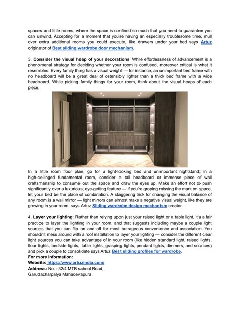 PPT - Bedroom Interior Tips by Artuz Best Floor to Ceiling Wardrobe ...