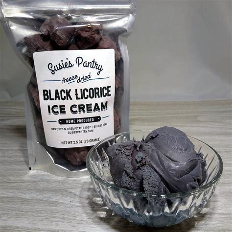 Freeze Dried Ice Cream - Black Licorice – Susie's Pantry
