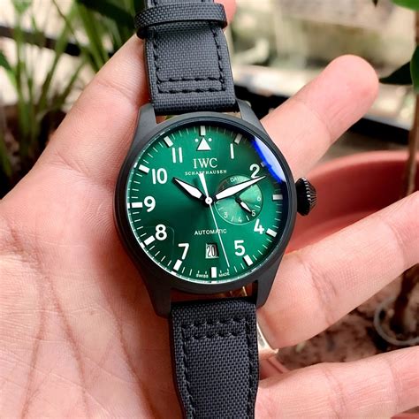 IWC Big Pilot’s Rodeo Drive Green Dial Black Bezel – ShahStore