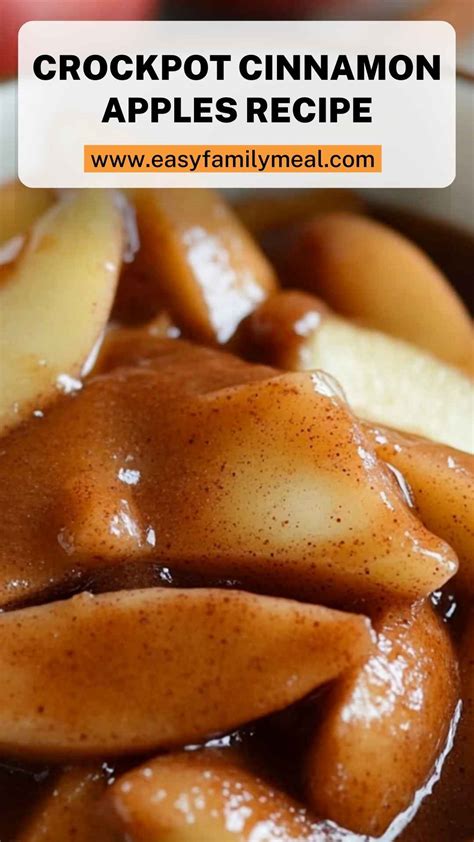 Crockpot Cinnamon Apples Recipe - Easy Family Meal