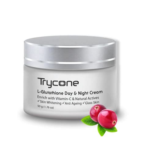 Trycone Day & Night Moisturizer with L-Glutathione & Vitamin C ...