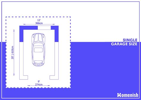 Single Car Garage Size