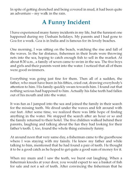 Image result for Personal Narrative Examples 8th Grade