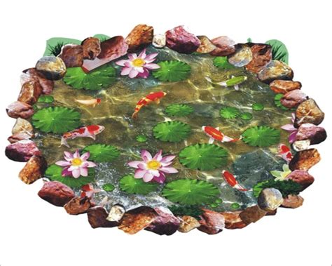 Buy Madhuban D cor Beautiful Floor Sticker for Home and Living Room ...