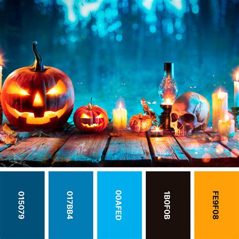 32 Halloween Color Palettes for Spooky Designs | Color Meanings