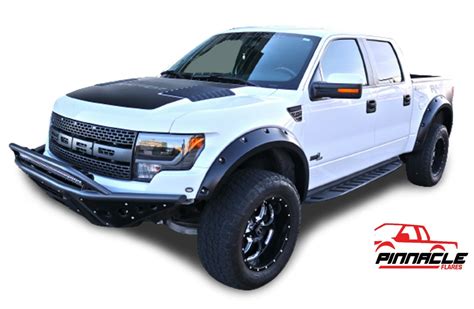 2010-2014 Ford F-150 Raptor SVT Pocket Rivet Style Fender Flares ...