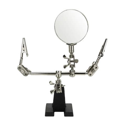 Buy Helping Hands Magnifier Soldering Station, mlogiroa 2.5X Magnifying ...