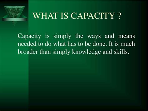 Image result for Capacity Short Form