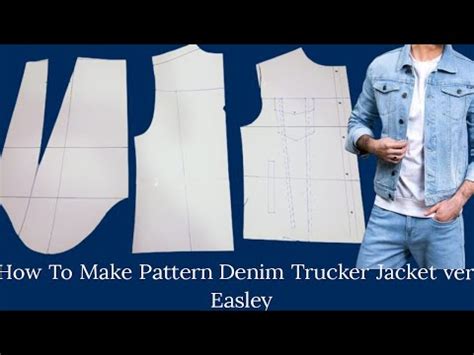 Pattern for Making Denim Jacket 的图像结果