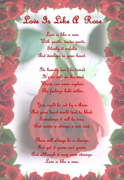Poem About Roses