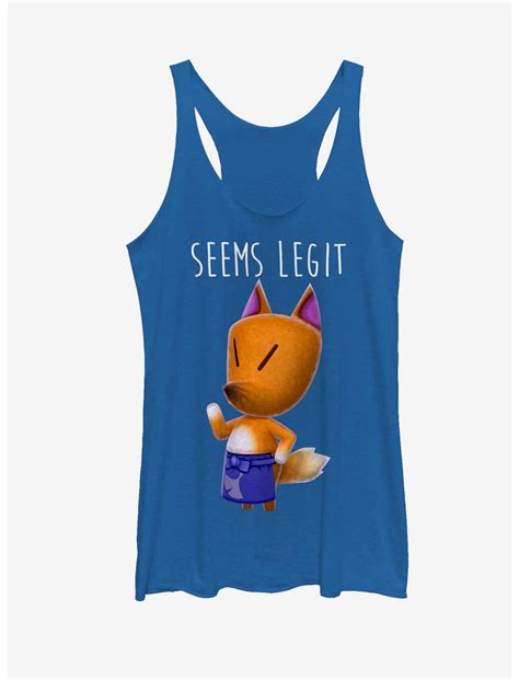 Nintendo Animal Crossing Redd the Fox Seems Legit Womens Tank Top ...