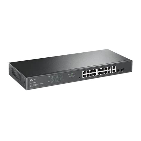 TP-Link TL-SG1218MPE 16 Port Gigabit Easy Smart PoE+ Switch with 2 SFP ...