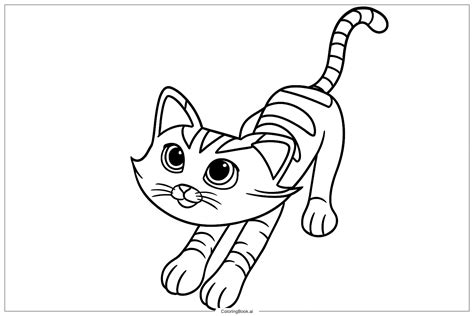 Alley Cat Coloring Page (Free PDF&PNG Printable)