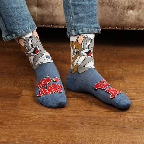Tom & Jerry Unisex Cotton Socks – BONJOUR