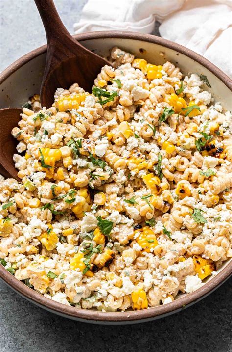 Mexican Street Corn Pasta Salad - Recipe Runner