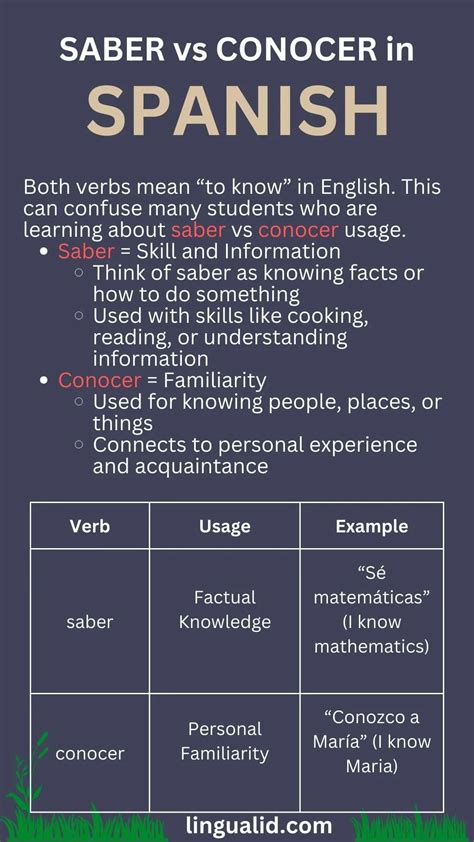 Conocer Vs Saber 6046411 | Saber Vs. Conocer | Mishelliot1