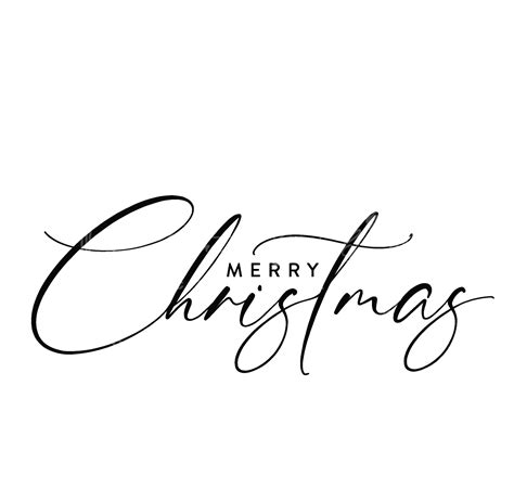 beautiful modern merry christmas script font | Estampas de natal ...