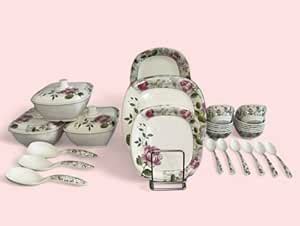 LAL Dayal Royal Craft Prime Collection Melamine 40 Pieces Dinner Set ...