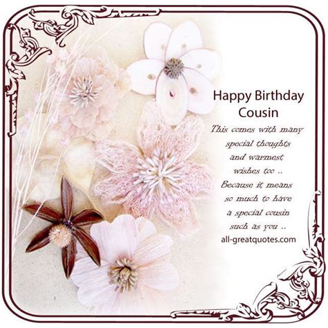 Birthday Quotes for Your Cousin