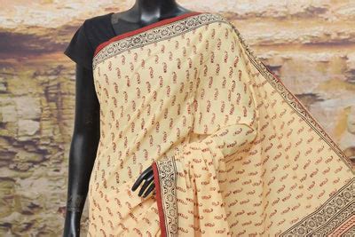 Unique Design Bagh Block Print Saree - SSethnics - SSEthnics