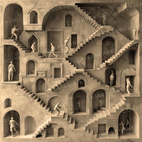 Optical Illusions Stairs Escher