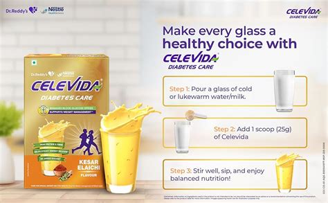 Buy Celevida Diabetes Nutrition I Clinically proven I Helps in 24-Hr ...
