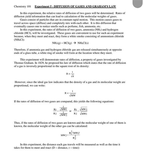 Briefly describe an experiment to show diffusion in gases - Brainly.in