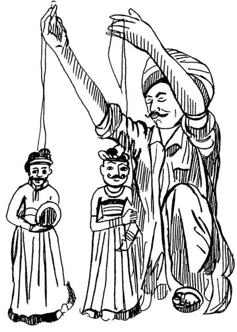 Puppet Coloring Pages 的图像结果