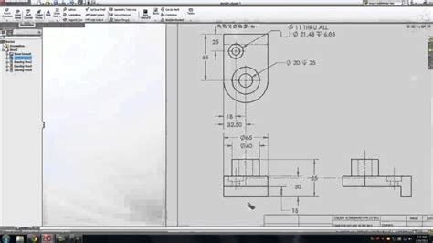 Image result for SolidWorks Drawing Dimensions Gray