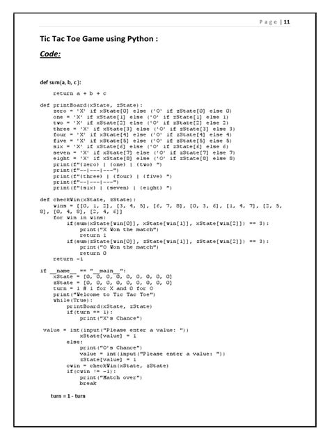 Image result for Tic Tac Toe Python Code