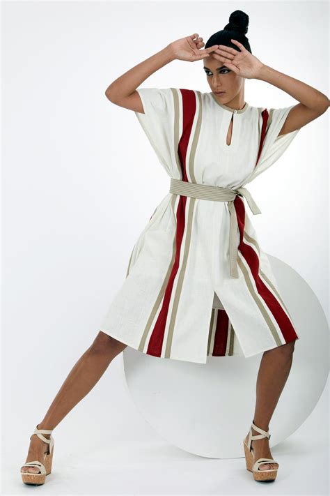 Fubu - Ivory Kaftan Dress with Short Belt – MADDER MUCH