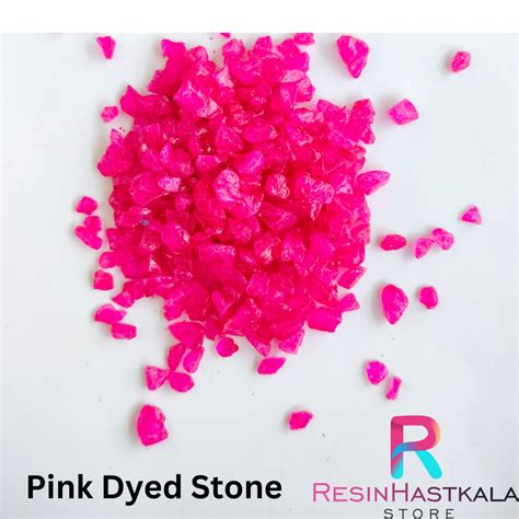 Pink Dyed Stone – Resinhastkala Store