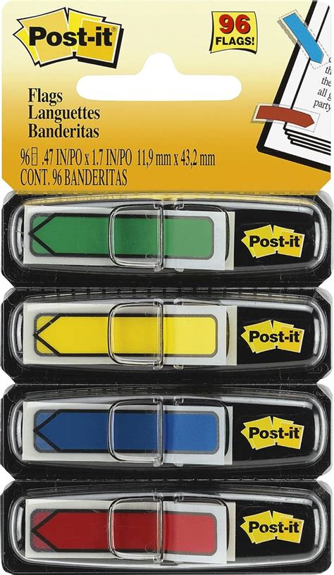 Post-it® Arrow Flags, 12, Assorted Primary Colors, India | Ubuy
