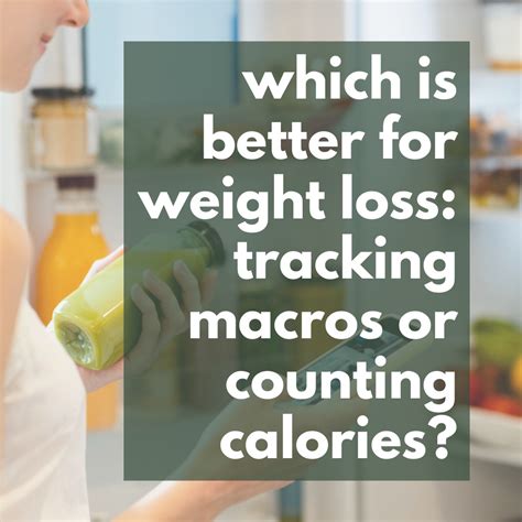 Macros or Calories: Which is Better for Weight Loss?