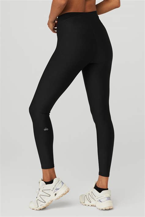 Airlift High-Waist 7/8 Corset Legging - Black | Alo Yoga