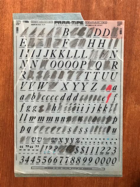 Image result for Lettering Transfer Paper