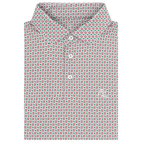 The Ohio State Buckeyes® Collegiate Polo - Moon Grey | Rhoback – RHOBACK