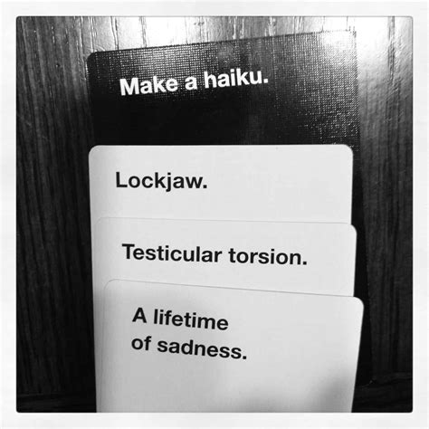 Haiku Explained: Cards Against Humanity - EditionCards