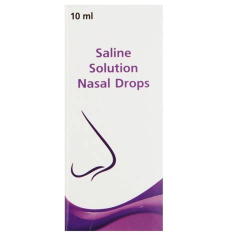 Buy Saline Solution Nasal Drops, 10ml - Asset Pharmacy