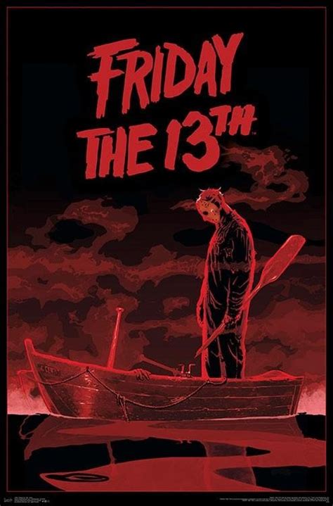 Friday the 13th Comic Book Poster - Etsy