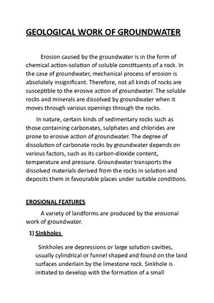MSc geology - Model Question Paper First Semester M Geology Degree ...