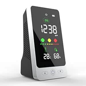 Portable CO2 Detector Infrared Air Quality Monitor Multi Function 400 ...