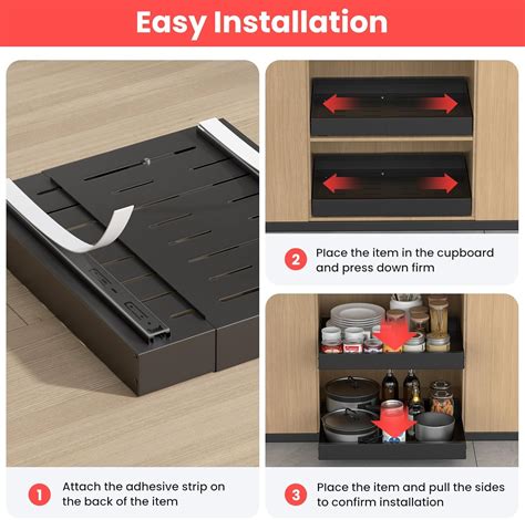 homdiy Expandable Pull-Out Cabinet Organizer, India | Ubuy