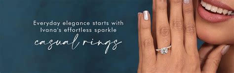 Buy Lab Grown Diamond Studded Casual Rings for Women | Ivana Jewels