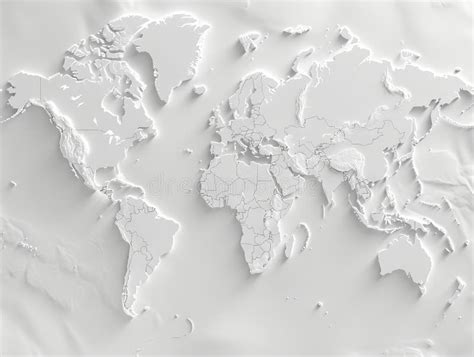 Clear White Map of the World 的图像结果