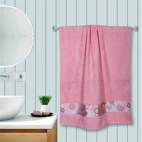 Century 450 GSM Cotton Bath Towel (Size: 71x147 CM) – Rangoli