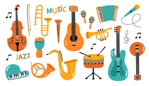 Image result for Music Instruments Cartoon Art